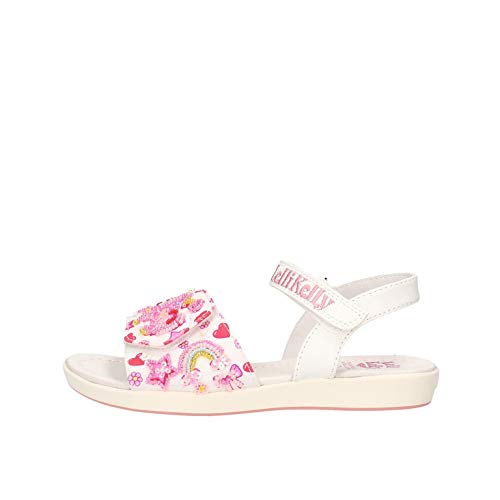 Lelli Kelly LK7400 (BA02) White Fantasy Honey Unicorn Sandals - 12 UK
