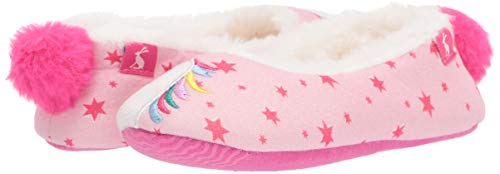 Pink Unicorn Joules Slippers For Kids 