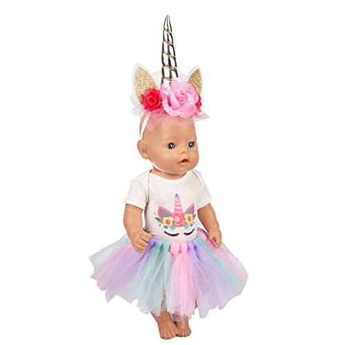 Cute Unicorn Dolls Outfit