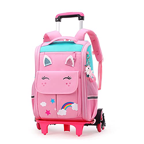 Unicorn Children's Backpack Trolley | Pink