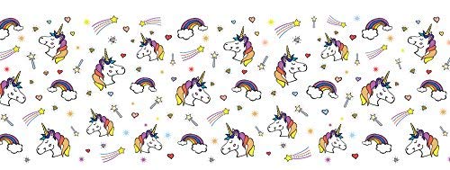 Unicorn and Rainbows White Lampshade ideal for Children's room and Nursery Ceiling Pendant