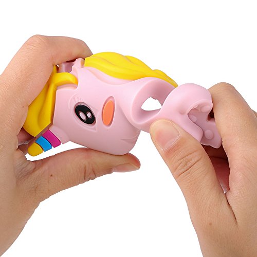 Pink Unicorn Teething Toy For Babies