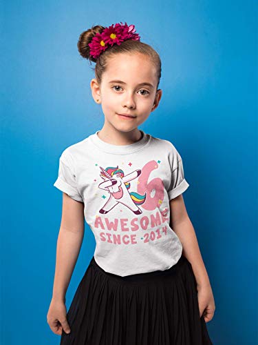 Girls Personalised Unicorn T-Shirt