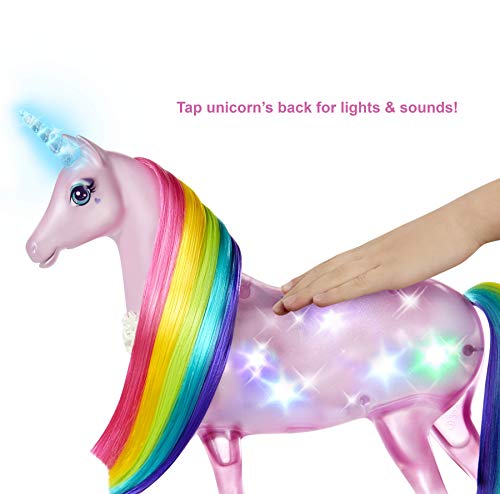 Unicorn With Lights Barbie Princess