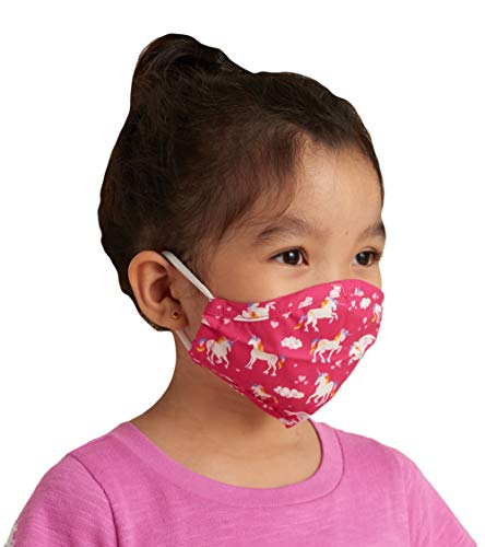 Hatley Kid's Children's Unicorn Double Layer Face Mask