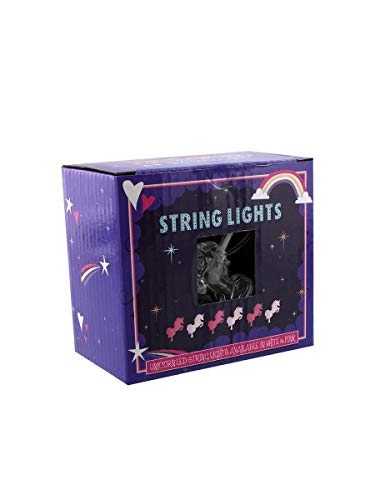Puckator LED27 Unicorn Wire 10 Lights, White or Pink