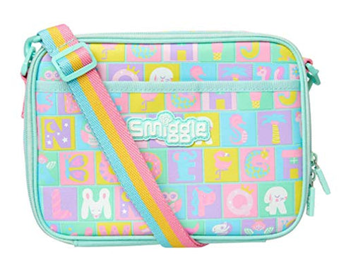 Smiggle Lunchbox 'Magic' Mini Lunch Box W/Strap | Minty Green 