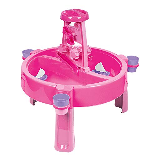 3-In-1 Unicorn Sand & Water Pit With Drawing Table | Pink/Purple | Dolu