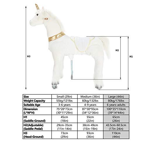 Unicorn Ride On | Galloping Toy | 6 Years Upwards