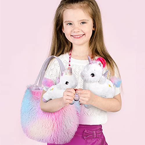 Girls Cute Unicorn Soft Toy | Fluffy Toy 