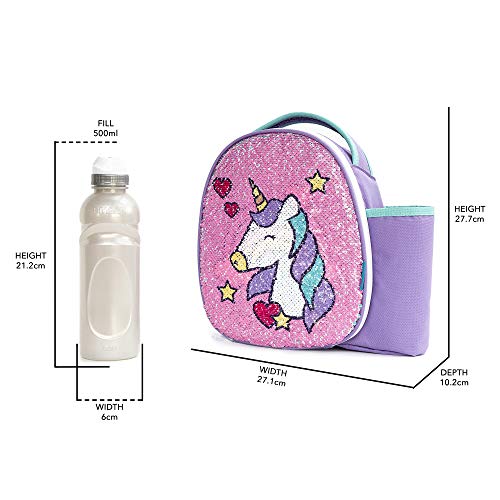 Sequined Unicorn Lunchbox For Girls