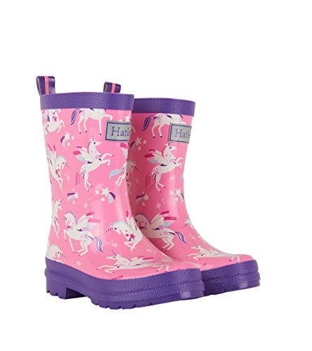 Amazing, trendy - Flying magical unicorn welly boots wellington boots, pink