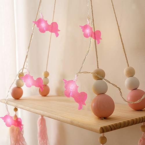 Pink Unicorn LED String Lights Fairy Lights