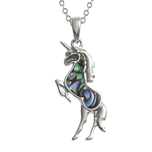 Unicorn Pendant Necklace - Silver Colour Rhodium Plated