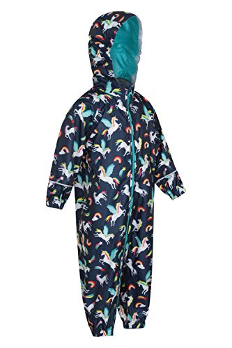 Unicorn Puddle Suit For Kids | Waterproof Children's Rain Coat | Mountain Warehouse