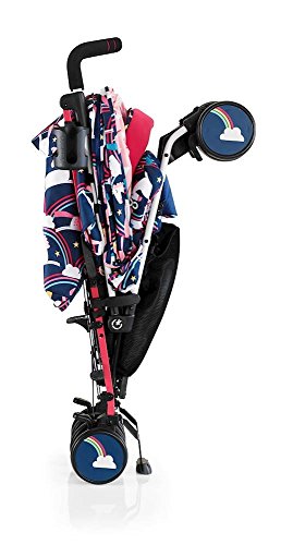 cool cute designer pushchair unicorn rainbow baby foldable