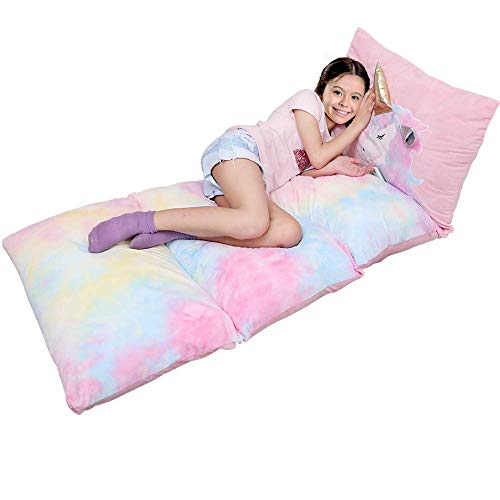 Unicorn Pillow Cover & Pillowcase | Floor Pillows Lounger | Reading, TV, Gaming 