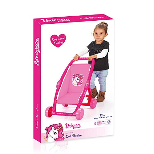Pink Kids Dolls Stroller