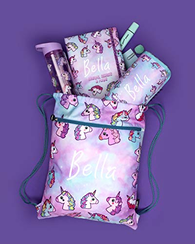 FRINGOO Personalised Unicorn Weekly Planner for Kids and Teenagers Secret Diary