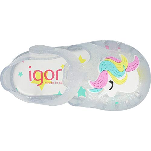 Cute Glittered Unicorn Jelly Shoes | For Kids 