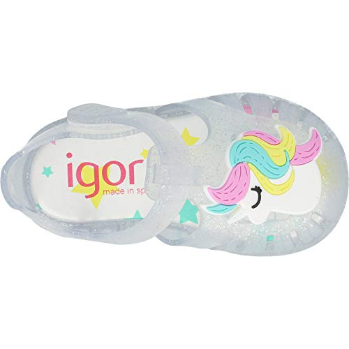Cute Glittered Unicorn Jelly Shoes | For Kids