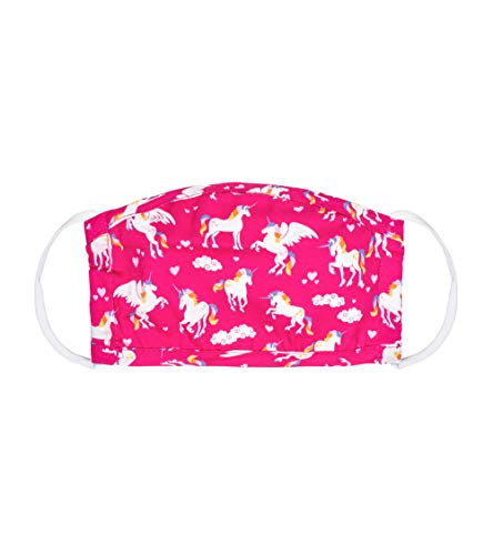 Pink Kids Unicorn Face Covering