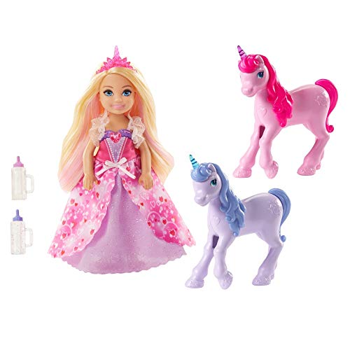 Dreamtopia Doll & Unicorns Blue & Pink