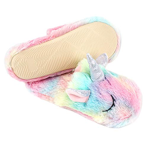 Slip On Unicorn Slippers For Girls