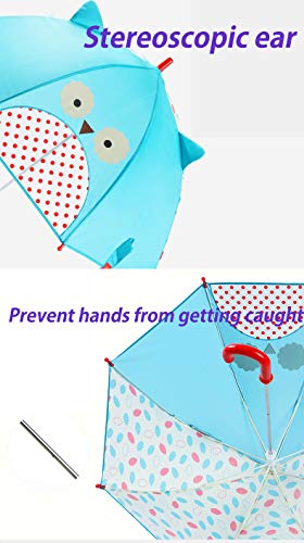 Cute Unicorn Children's Umbrella | 3D Design | Blue