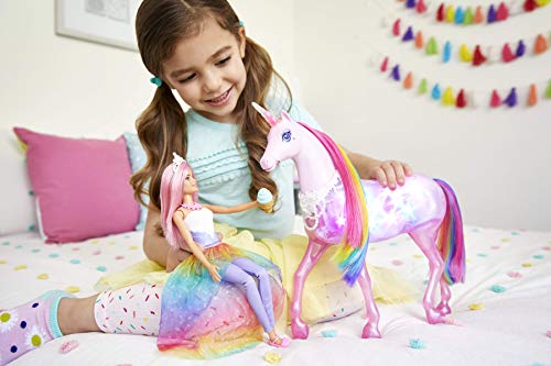Cute Barbie Princess With Unicorn