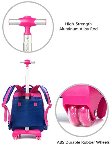 Set Of 3 Unicorn Hand Luggage Suitcases