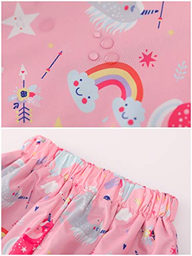 Cute Unicorn & Rainbows Clouds Waterproof Rain Jacket & Trousers