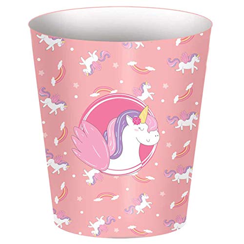 Unicorn Waste Paper Bin | Pink
