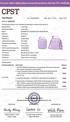 Unicorn Lunch Bag For Kids | Insulated Thermal Lunch Box | Vaschy | Lilac