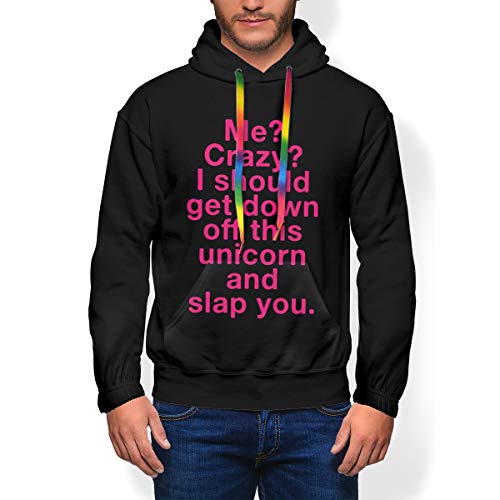 Black Pink Unicorn Quote Hoodie