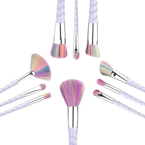 Pastel Unicorn Make Up Brushes 10 Pieces