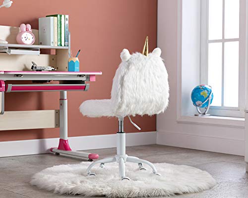Soft & Fluffy Unicorn Office Chair 