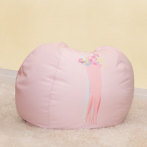 Personalised 3D Kids Unicorn Beanbag - Baby Pink (Medium)