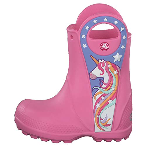 Pink Unicorn Wellington Boots Croc