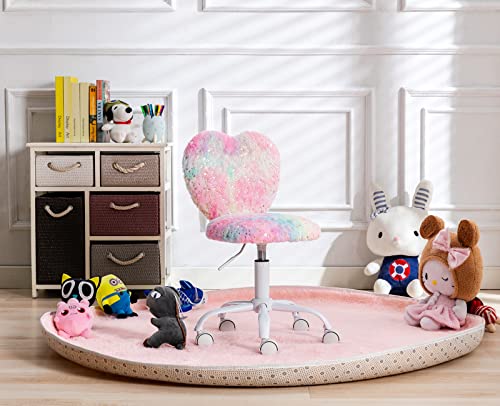 Cute Unicorn Heart Shaped Computer Chair