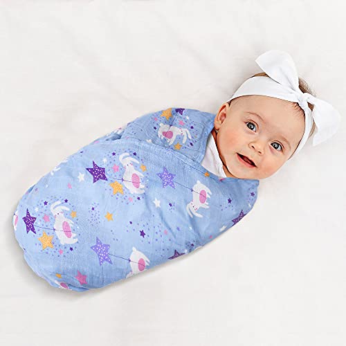 Unicorn & Rabbit Muslins Set Of 2 | Gift Idea