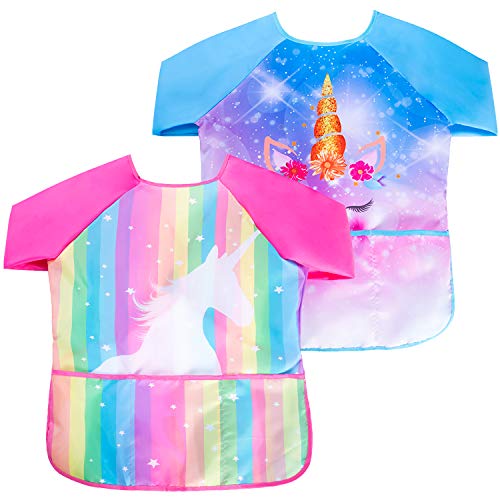 Kids Unicorn Waterproof Aprons | Painting, Baking