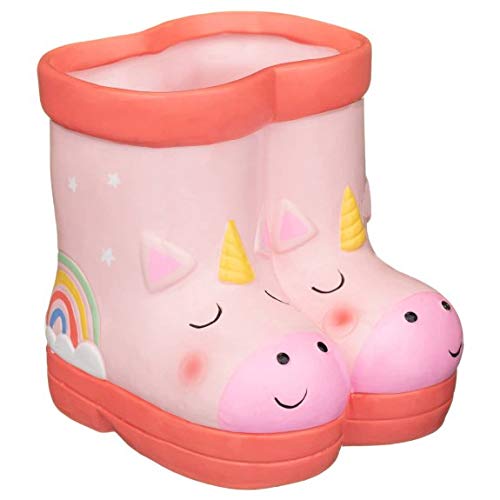 Unicorn welly planter plant pot