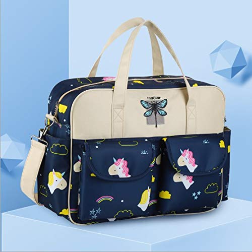Navy Tote Bag Changing Bag Baby Supplies