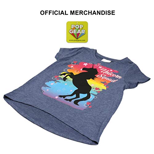 pop gear unicorn girls top pink