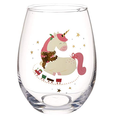 Christmas Unicorn Tumbler Set of 2