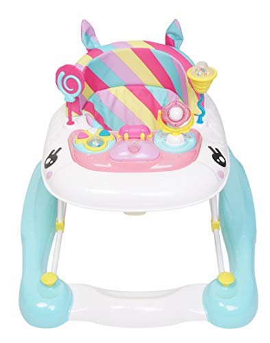 Unicorn 2 In 1 Babies Walker Rocker | Pink Rainbow | MyChild