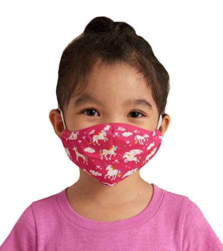 Kids Unicorn Face Mask Pink