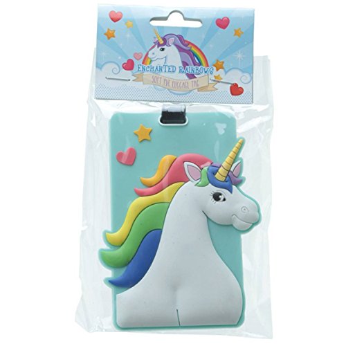 Rainbow Unicorn Suitcase Tag 