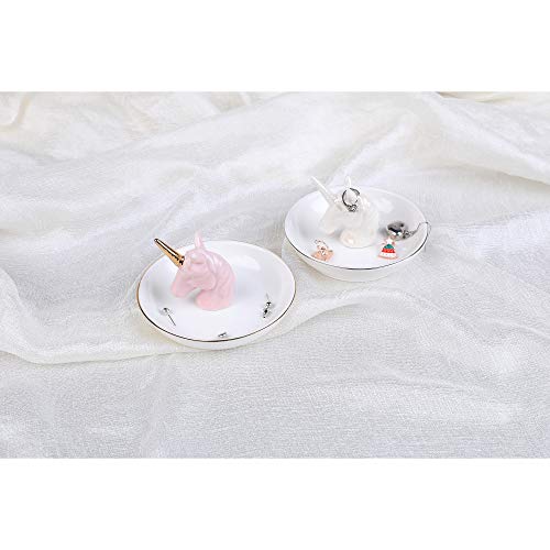 Unicorn Ring Holder White, Pink, Gold